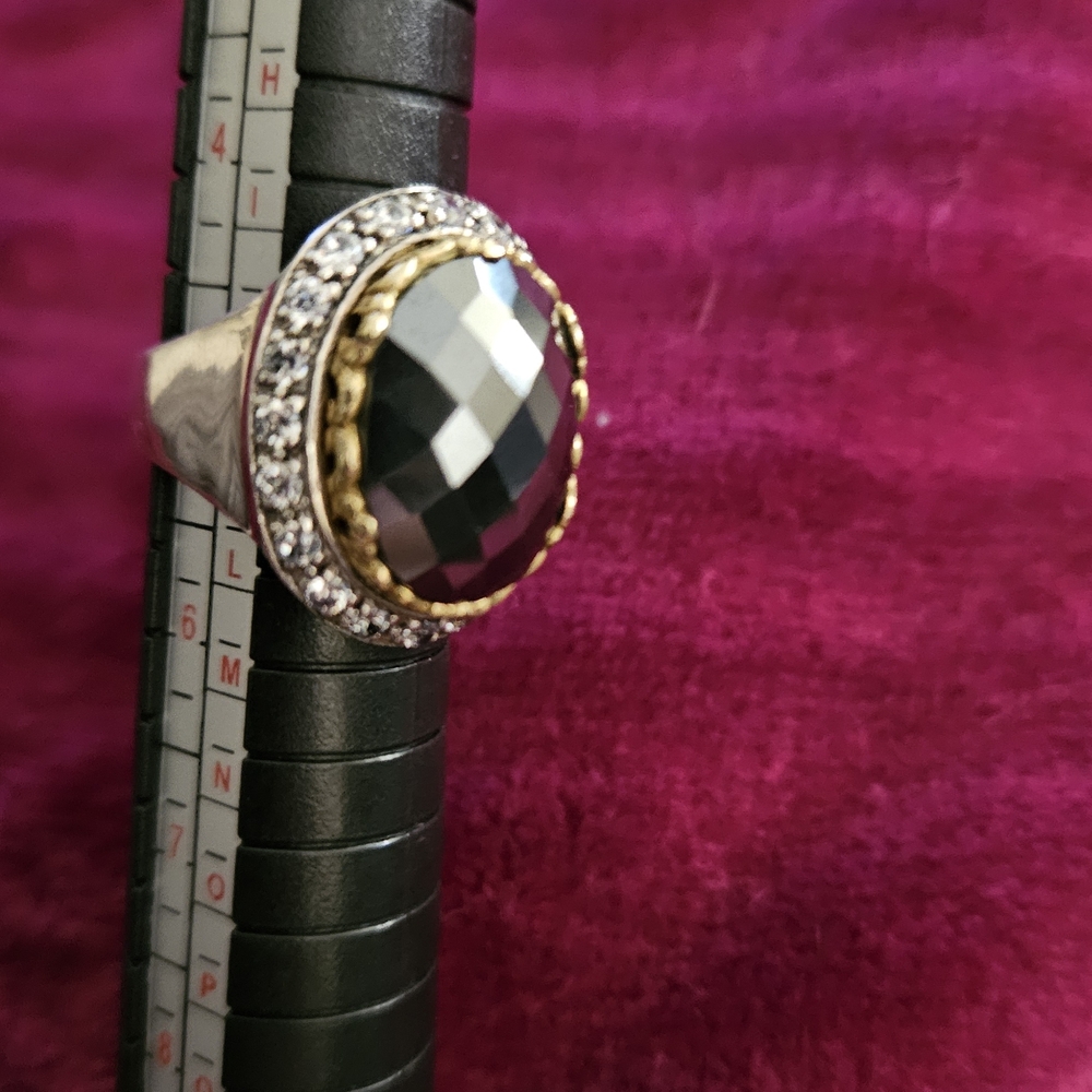 Silpada Black and Gold Women's Ring